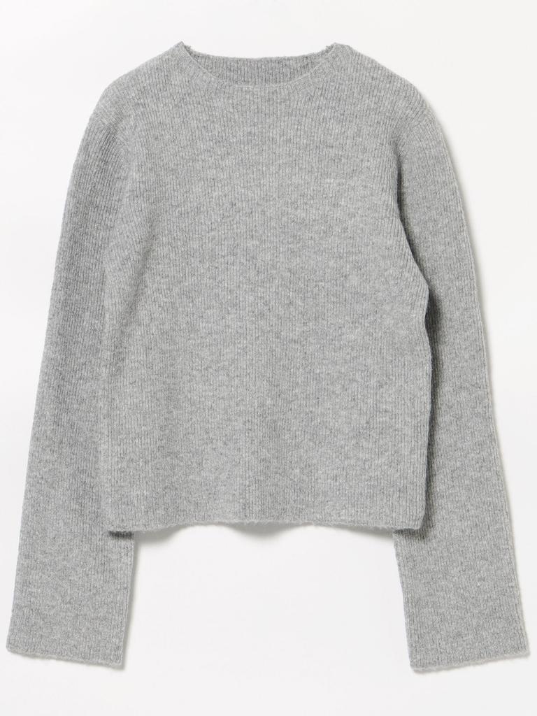 Beams Heart L/S Knit O Ribbon Cami Vest X PO Women's Gray One Size