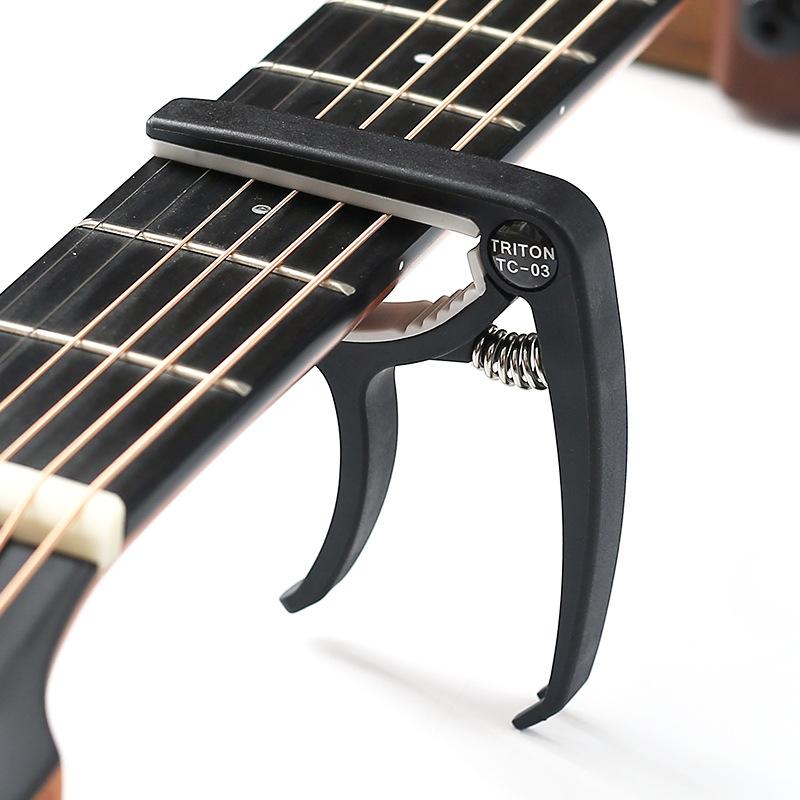 Guitar Accessories Universal Capo - Dual-Use Quick Change Clamp for Acoustic Electric Bass Ukulele