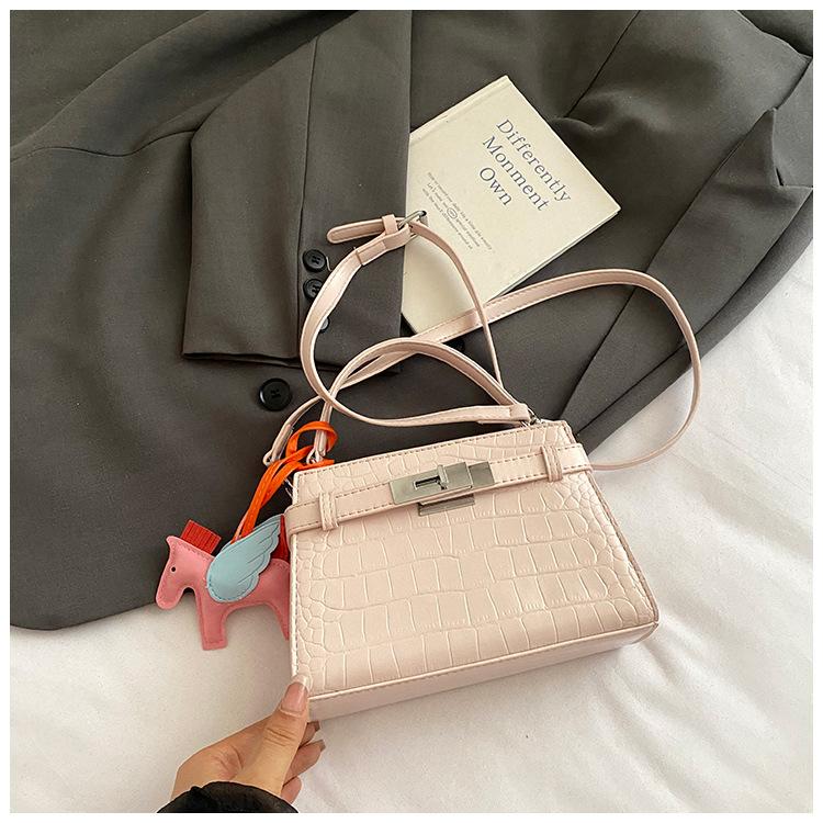Borsa Estiva, Temperamento Donna con Fantasia Coccodrillo, Singola Spalla a Tracolla, Senso di Lusso, Borsa di Nicchia per il Pendolarismo