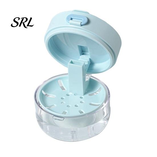 Portable Mouthguard Case Retainer with Mirror, Removal Tool, Cleaning Brush, Leak-Proof Denture Aligner Box Bath Holder, Dental Container for