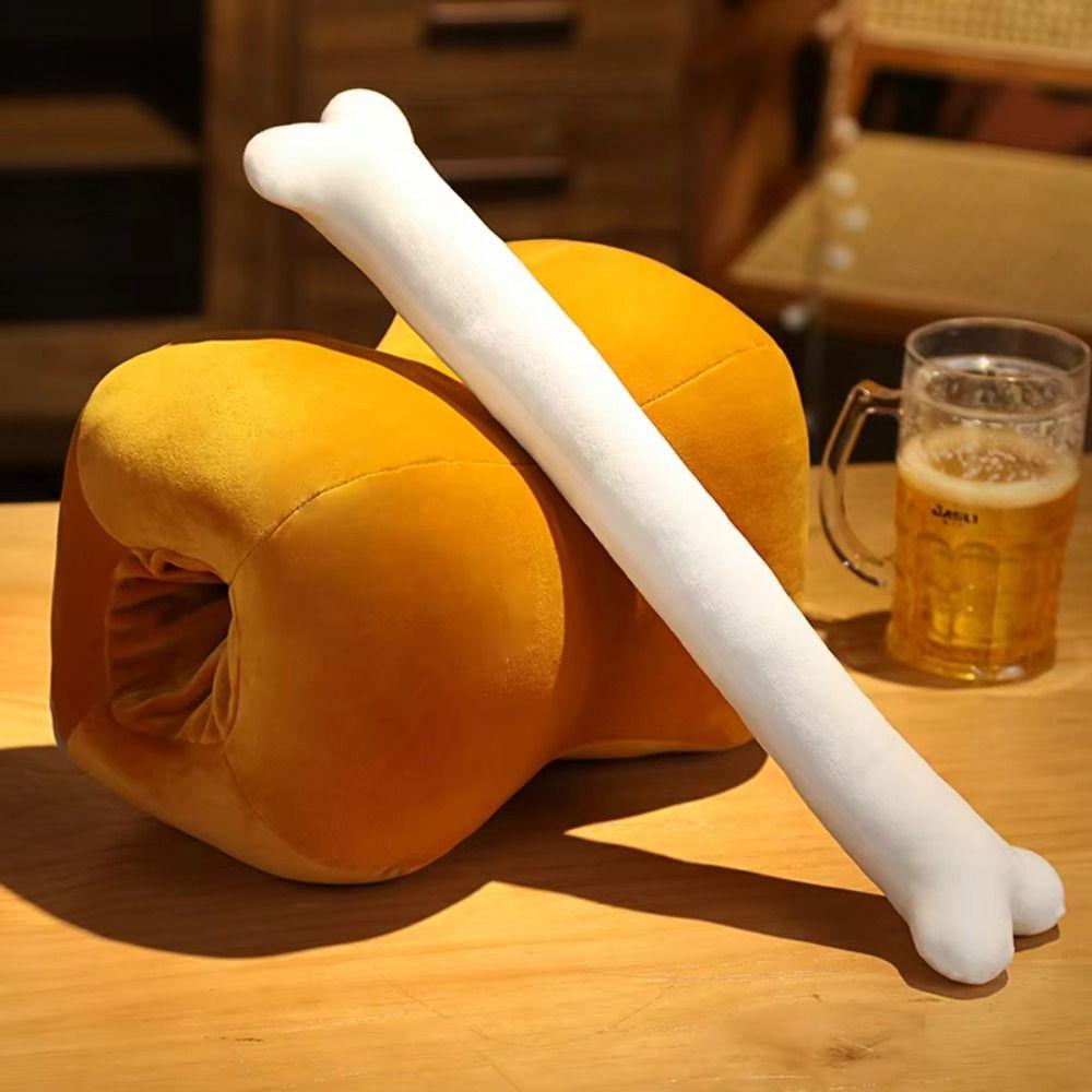 Soft Bone Plush Pillow Removable Stuffed Plush Pillow Cartoon Dog Bone Cushion  Xmas Gifts