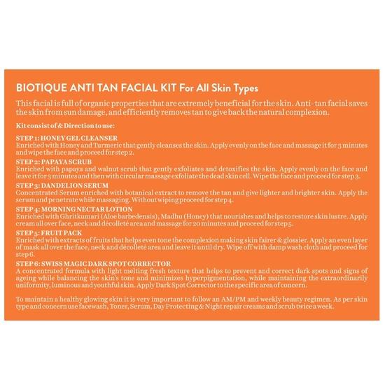 Biotique Tan Removal Clear Young Skin Facial Kit (Free with Swiss Magic Dark Spot Corrector)