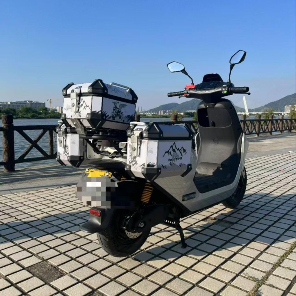 18L Top Case & 38L Side Case Universal Aluminum for Motorcycles & Electric Vehicles