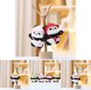 Panda Plush Toy With Keychain For Girls Soft Stuffed Animal Gift For Kids