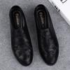 Men's shoes 2025 summer new men's large-size casual leather shoes British soft-soled soft leather lazy one-pedal Doudou shoes