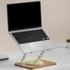 Portable Ergonomic Computer Stand Featuring 360 Rotatable Design and Height Adjustment for Better Cooling