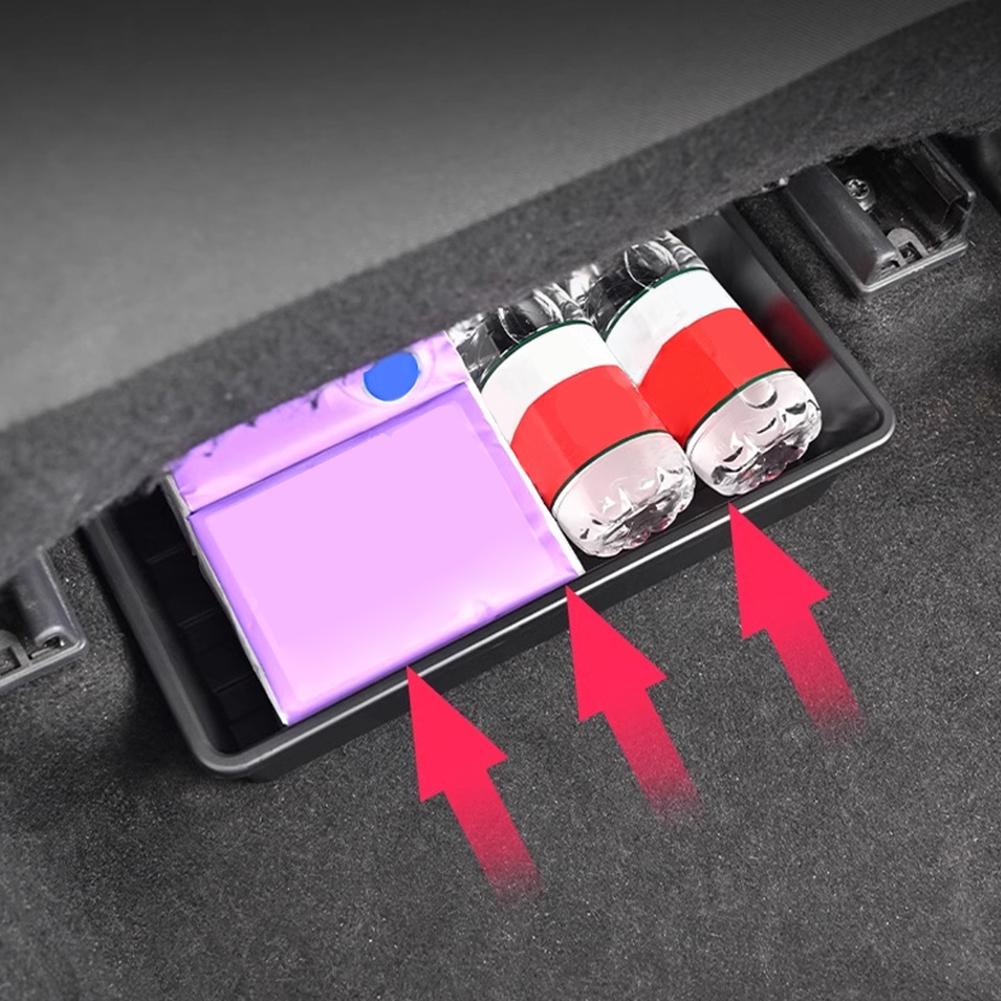 Car Under Seat Storage Box For Toyota For RAV4 2020-2026 2026 TPE Underseat Storage Box Organizer Trays RAV4 Accessories