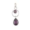 Amethyst Gemstone 925 Sterling Silver Jewelry Handmade Pendant For Birthday Gift PP-10-3