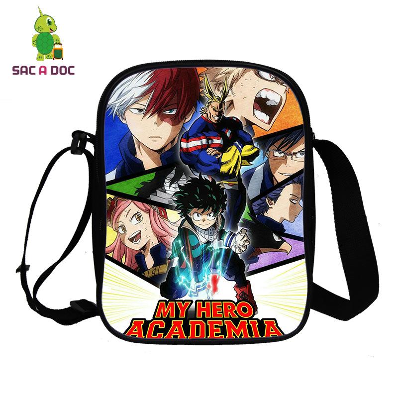 Anime My Hero Academia My Hero Academia Peripheral Printed Messenger Bag Full Color Personality Shoulder Bag
