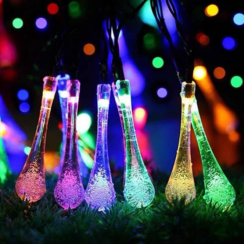 2025 New Year Solar String Lights Courtyard Bee Led Lights Outdoor Waterproof Powered Patio Light Christmas Decorations 224