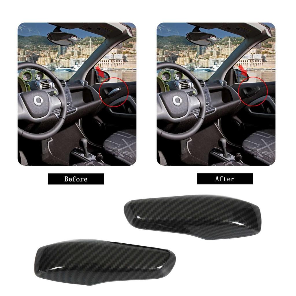 Lišta vnitřní kliky dveří Auto Styl karbonových vláken Facelift Vylepšovací doplněk Náhrada Nástroj pro chytrý telefon W451 Facelift 2011-2014