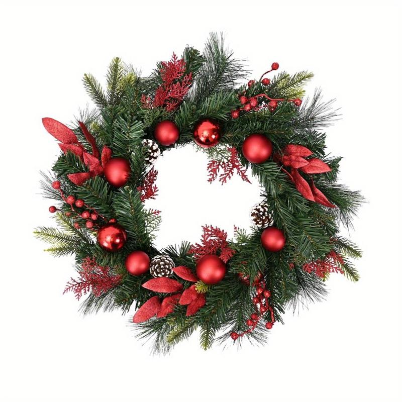 

Diameter 60cm Simulation Pine Cone Wreath Christmas Decoration