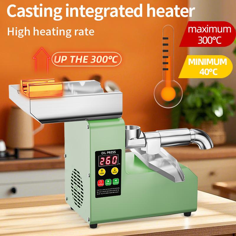R6 R6S R8S Automatic Small Household Oil Press - Smart Temperature Control, Cold & Hot Press