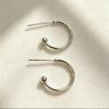 Gold-Plated S925 Sterling Silver C-Shaped Ear Hook - Fade-Resistant DIY Earring Material