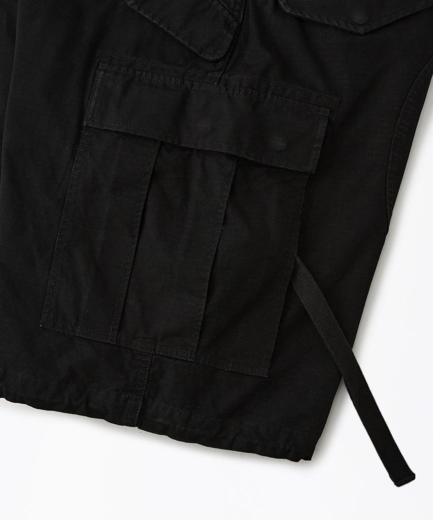 OUTSTANDING M-51 Wide Cargo Shorts_Black