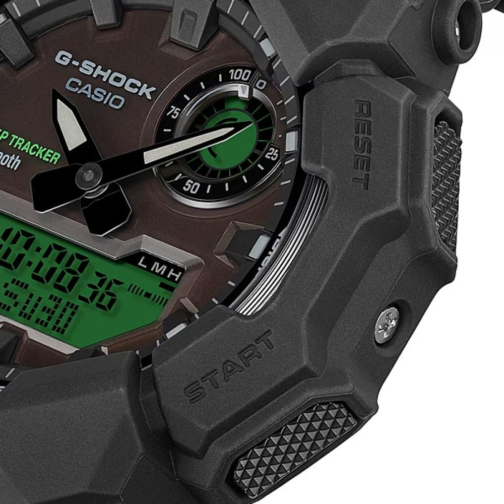 Casio G Shock G Shock Black And Electro Green Ga b010beG 1ajf