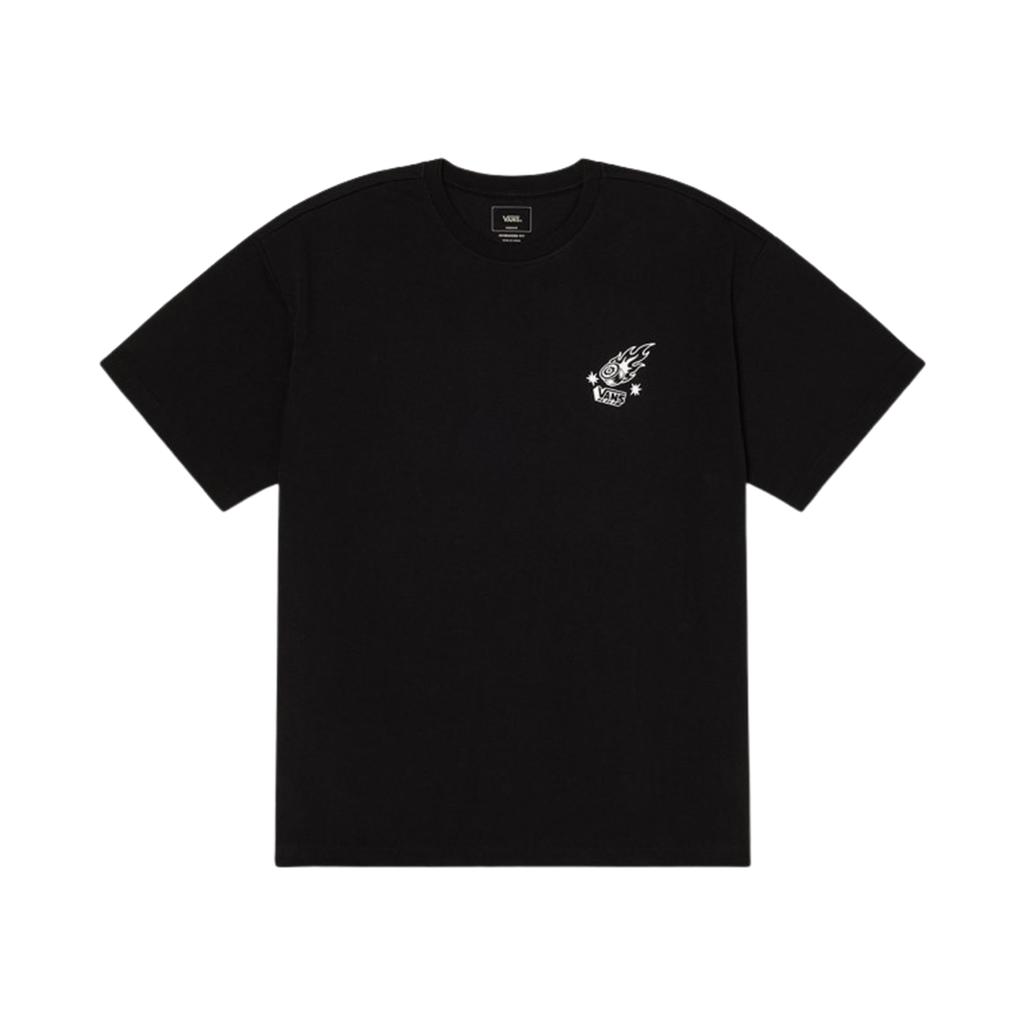Vans X Space Molly Wygodny Wszechstronny Modny T-shirt z Krótkim Rękawem z Nadrukiem Unisex Topy VN000RA7BLK1