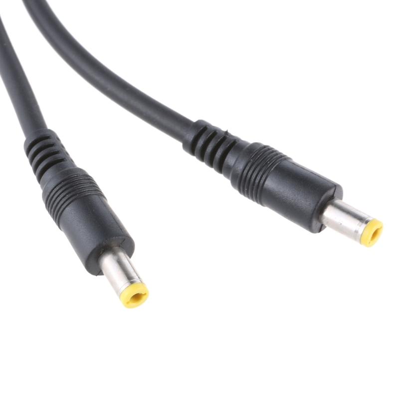DC5521/DC5525 Power Cable 5.5x2.5mm/5.5x2.1mm Connector Wire Line 1 To 2 Y Splitter Cord for Security Cameras Fan