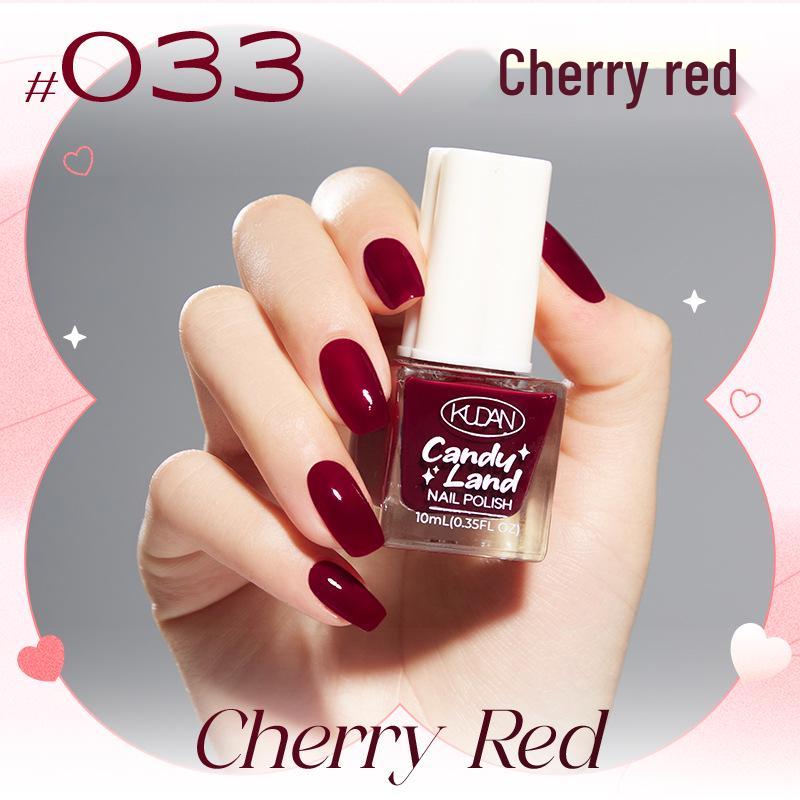 Candy Land Quick-Dry Water-Based Peelable Nail Polish - Long-Lasting Glitter Nude Care