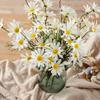 Daisy & Chrysanthemum Artificial Flower Bouquet: 5-Head Chamomile for Wedding, Home, Photography Decor