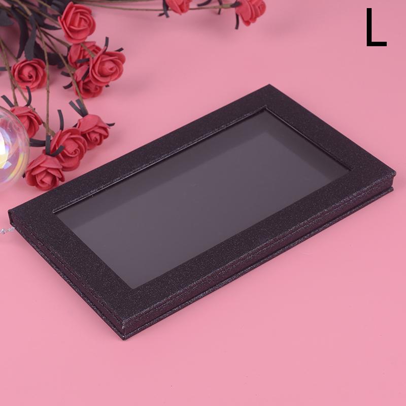 

Empty Magnetic Makeup Palette Diy Eyeshadow Concealer Case Holder Packing Tray L чёрный