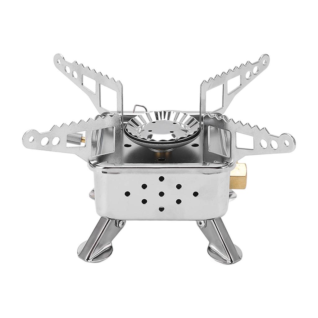 Foldable Camping Stove Light Weight Four Legged Design Safe Portable Backpacking Stove with Hose