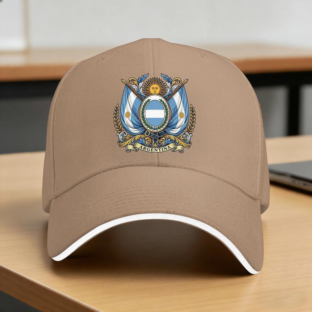 Argentina Coat of Arms Baseball Cap  Street Style Unisex Unisex Trucker Hat Sun Visor Custom DIY Kpop Rock Baseball Caps Gift Idea