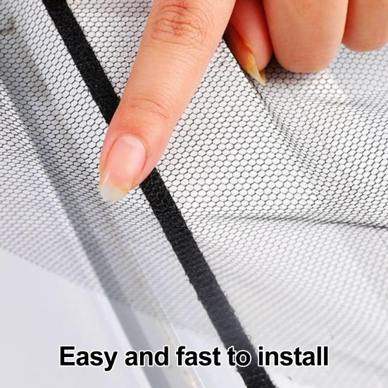 Window Screen Anti-Mosquito Net Well-Ventilated Fine Mesh Easy To Install DIY