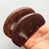 Black Gold Sandalwood Hair Comb for Smooth Ladies' Massage and Hairdressing - Ideal Gift for Girls