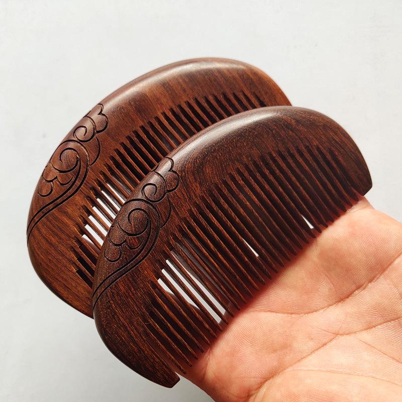 

Черная Золотая Сандаловая Расческа для Гладкого Массажа и Парикмахерского Искусства для Дам - Идеальный Подарок для Девушек