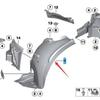 BMW X5 E70 LCI Vordere Radhausverkleidungen, Teile 51717234831 & 51717234832