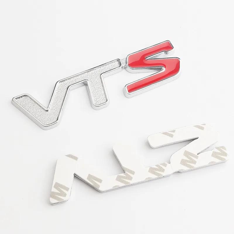 3D Metall VTS Logo Heckklappe Seitenkotflügel Emblem Abzeichen Aufkleber Decals für Citroen C3 Aircross C4 Picasso Cactus C1 Zubehör