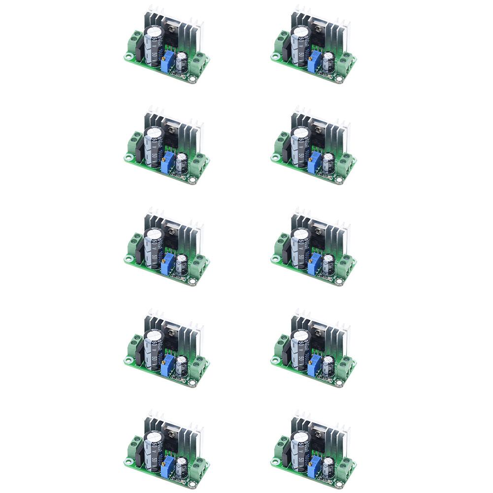 10 Pcs LM317 Step-Down Converter DC 5V-38V AC 5V-24V Adjustable Voltage Regulator Step-Down Converter Power Supply Board Parts