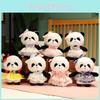 Lolita Sweet Cute Dress Panda Plush Toys Cartoon Girls Birthday Gifts Dolls