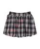 Covernat Woman Balloon Mini Skirt Check