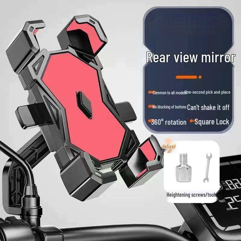 Universal Phone Holder for Bikes, Electric Scooters & Motorcycles - Ideal for Navigation & Delivery