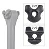 Carbon Rail Bicycle Seat Clamp & Adapter Set (7x9)