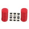 2 Sets Left Right Center Dice Game 16mm With 3 Dices 24 Chips for Family Nights Friends Gatherings Games Parties Red