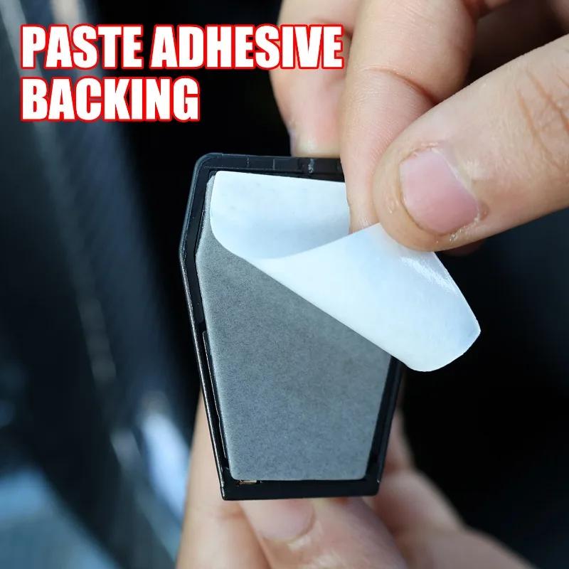 1/2/5 STÜCKE Auto Multifunktionskartenklemmen Doppelte Kartenfächer Visitenkarten Aufbewahrungshalter Kreative Parknummernschild Befestigungsbasis