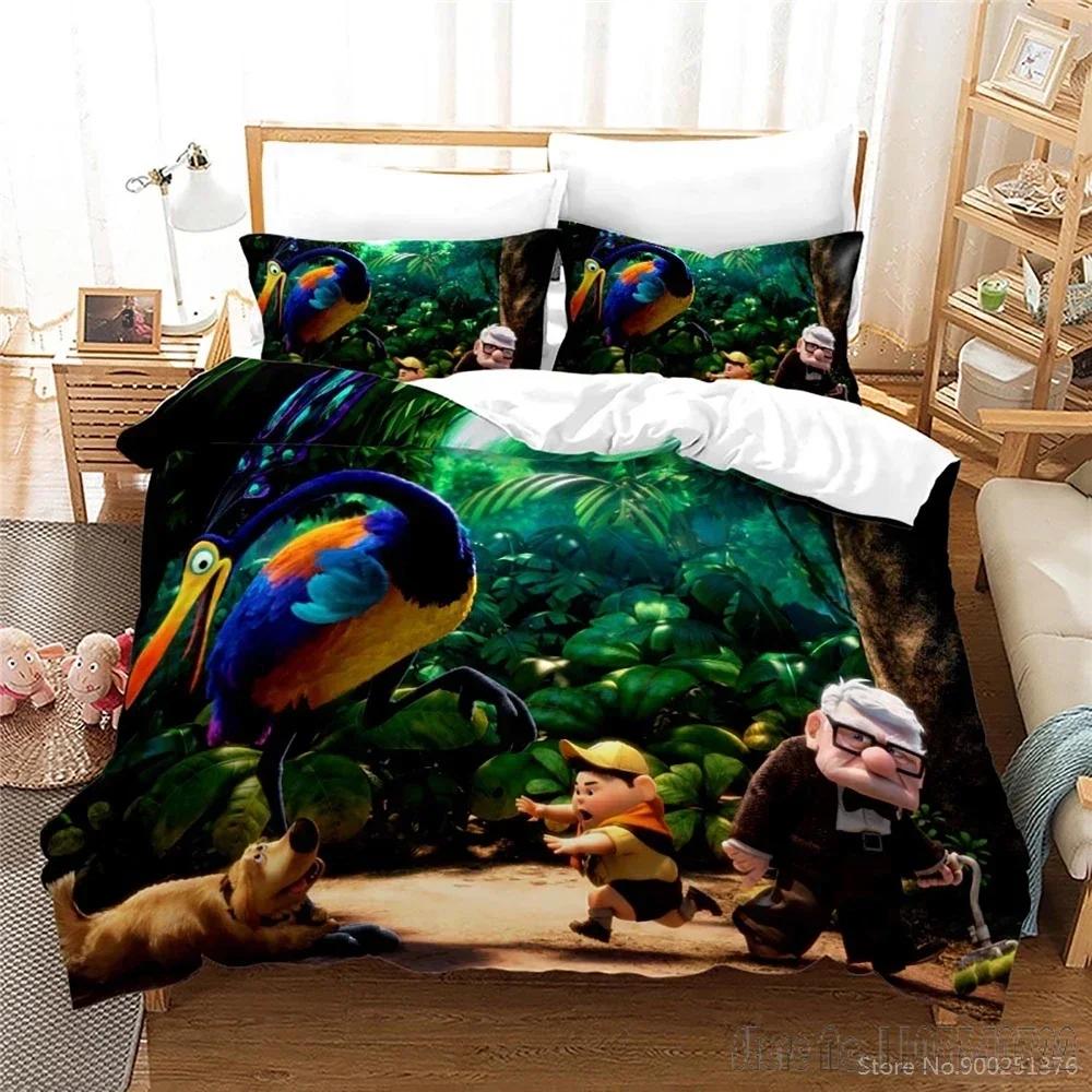 Cartoon Film Up Love Child Duvet Cover Set HD Comforter Cover Bedclothes for Kids Bedding Sets Bedroom Decor