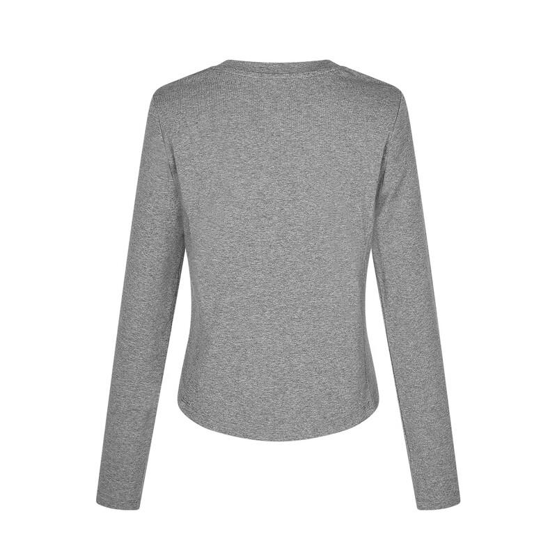 FivePlus Women's Slim Fit Short Long-Sleeve T-Shirt