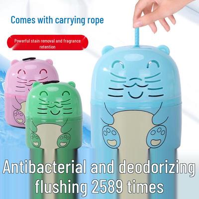 Little Seal Blue Bubble Toilet Cleaner - Deodorizing, Descaling, and Odor Removing Fragrant Bathroom Cleaning Solution