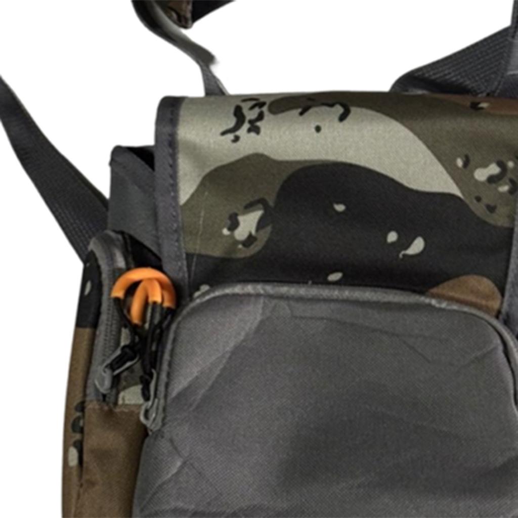 Binocular Harness Chest Pack Practical Multipurpose with Rain Cover Bino Bag Carrier Pack Multi Pocket Storage Bag