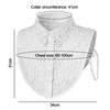 Detachable False Collar White Black Lapel Half Shirt Clothes Accessory Shawl Wrap  Women Girls