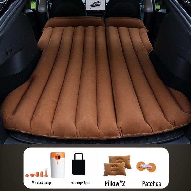 Tesla Model Y/3 Rear Seat Inflatable Mattress - Foldable Car Sleeping Pad