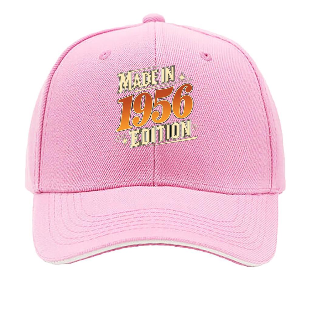 Vintage Gold Year Celebration Typogr Sandwich Baseball Cap Sun Cap Outdoor Workouts Hat