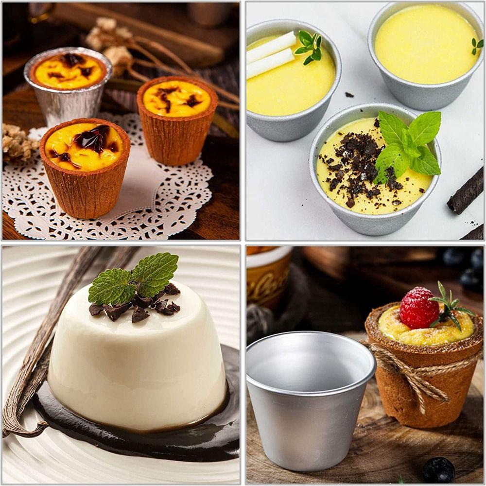 Zink Zinklegierung Backformen Becher Einzeln Antihaft Eierkuchenform Puddingform Muffinform Backwerkzeug