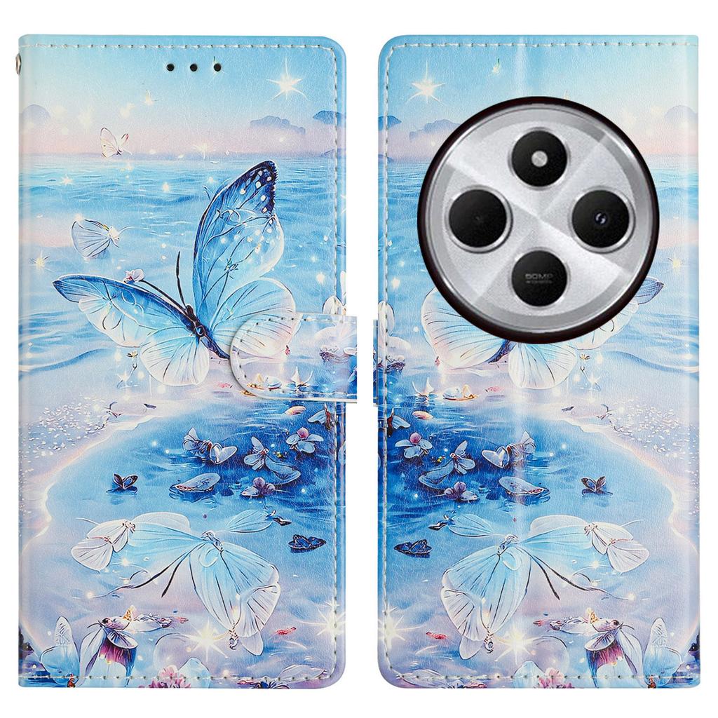 Leather Case For Xiaomi Redmi 14C 4G/Redmi A3 Pro 4G/Poco C75 4G Pattern Printing Wallet Stand Flip Phone Cover