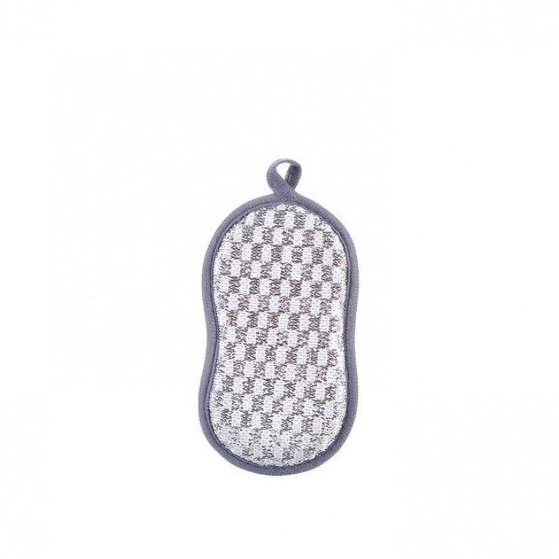 Oil-Repellent Double-Sided Dishwashing Sponge and Pot Scrubber for Kitchen Cleaning