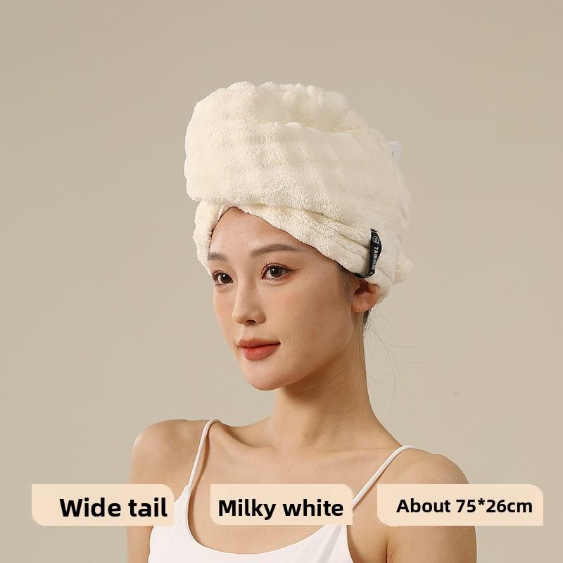 Adult Enlarged Thickening Strong Absorbent Quick-drying Hair Care One-piece Head Drying Cap